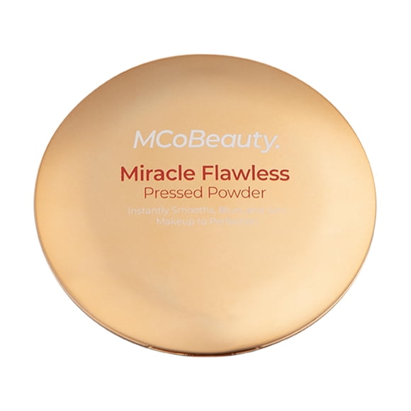 Polvo prensado McoBeauty Miracle Flawless, tono medio cálido