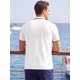 thumbnail image 3 of INSPIRE CHIC Camisa Polo de Hombre de Manga Corta Casual de Verano para Tenis Golf Talla XXL Blanca, 3 of 5