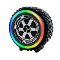 Click Ventas - Mini Altavoz Bluetooth Portatil Forma De Rueda Rgb Altavoz