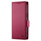 thumbnail image 2 of Para Google Pixel 9 / Pixel 10 Funda Tipo Billetera con Tapa Porta Tarjetas, Cubierta de Cuero PU con Hebilla Lateral Magnética Mate para Mujeres y Hombres, Rojo Vino, para Pixel 9 / Pixel 10, 2 of 7