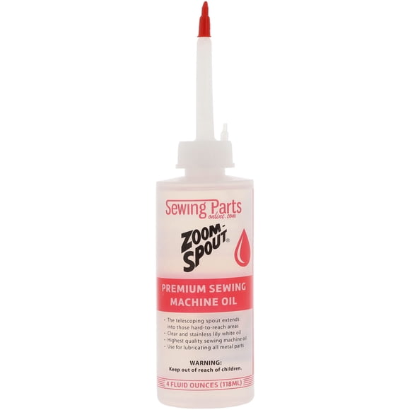 Aceite Premium para Máquina de Coser Sewable 118 ml Boquilla Zoom Blanca