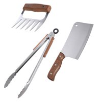 Set Parrilla 3 Piezas Acero Inoxidable Arthome Par64