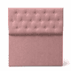 thumbnail image 1 of Respaldo de cama Botoné 1.5 Plaza felpa rosa palo, 1 of 2