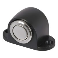 Genérico - Tope De Puerta Magnético Negro Mate