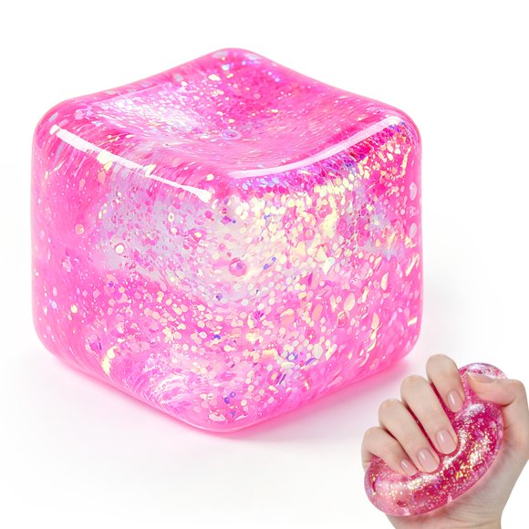 Juguete Antiestrés Tfanghao Glitter Squishy Rosa