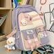 thumbnail image 5 of Be Trendy and Stylish with this Kawaii Colorblock Student Schoolbag!, 5 of 5