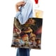 thumbnail image 4 of Max & the Midknights Bolso de tela con estampado de lienzo para mujer, bolsa de compras reutilizable y estética, con cremallera interior, regalo para mujer, 35 × 40 cm., 4 of 6