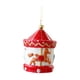 thumbnail image 2 of Adorno Colgante Navideño Para Colgar En La Habitación, Sala De Estar, Jardín, 7 X 12 Cm, Carrusel Rojo Y Blanco, 2 of 3