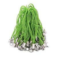Bothyi - 100X Correas De Cuerda Para Teléfono Diy Cordones Para Teléfono Para Cámaras Llaveros Decoraciones Con Flash Verde