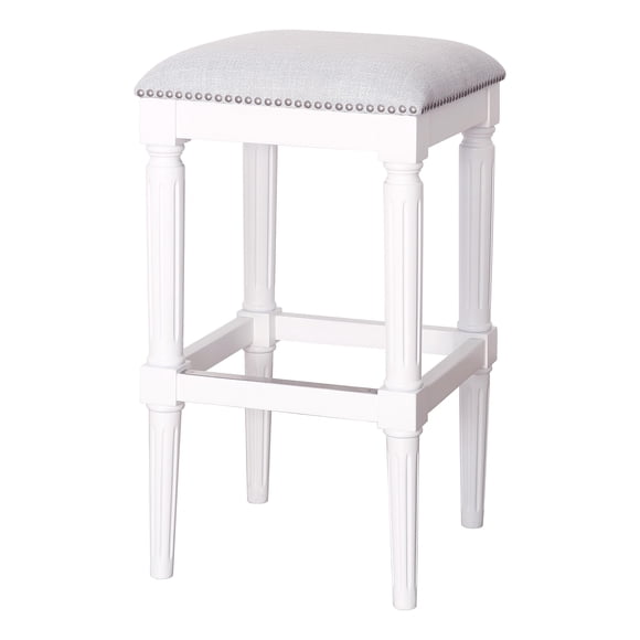 Taburete de bar New Ridge Home Goods Manchester 31 cm Farmhouse White