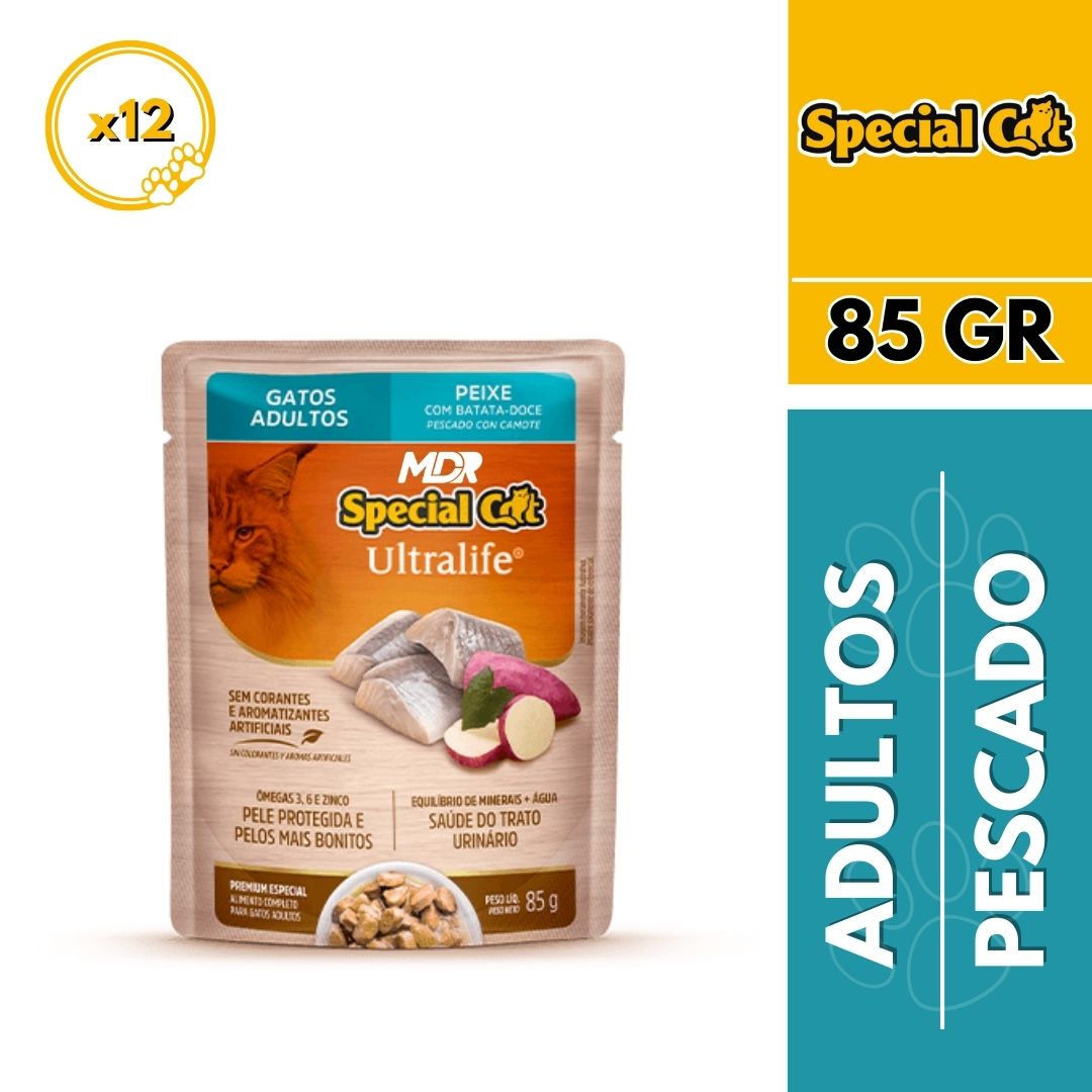 Special Cat - Sobre Adulto Pescado 85Gr X12 Und