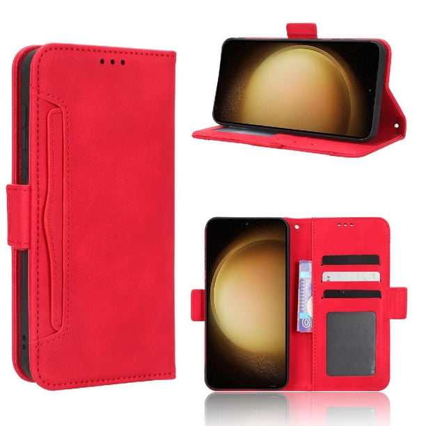Funda Tipo Billetera FOXDOCK para Samsung Galaxy S23 5G – Tapa Flip con Tarjetero