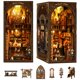 thumbnail image 1 of Book Nook 3DVASE DIY Casa de muñecas en miniatura con luz LED, 1 of 6