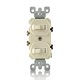 thumbnail image 1 of Interruptor Leviton 15A 120/277V Dúplex 5224-2I Marfil, 1 of 1