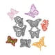 thumbnail image 1 of Troqueles De Corte De Mariposa Metálica 5 Piezas Acero Al Carbono, 1 of 5