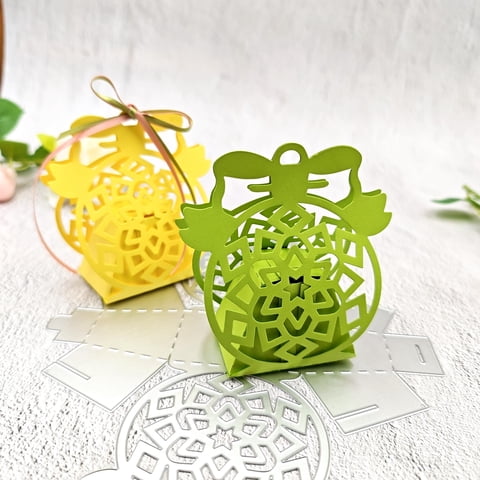 Troqueles Metálicos Feemkota Caja De Campana Navideña