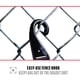 thumbnail image 5 of Bolsa de béisbol juvenil Franklin Sports JR3 negro/gris, 5 of 7