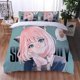thumbnail image 1 of Girls SpyFamily Duvet Cover Bedding Set-3 Pieces Anime Duvet Cover Reversible Comforter Cover with Zipper Closure, 1 of 3