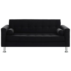 Bodevir - Sofa Retro 3C Felpa 12 Negro