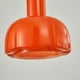 thumbnail image 4 of Lámpara Colgante Naranja Vidrio 25cm Minimalista, 4 of 5