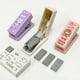 thumbnail image 4 of 2pcs/set Stapler With 400pcs Staples, Portable Stapler Cute Stapler For Desk, Cartoon Stationery School Supplies Small Office, Pink Blue White Purple 20 Staples Capacity, 4 of 4