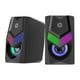 thumbnail image 4 of Parlantes Gamer USB Jack 3.5 RGB 2x3W RMS Negro DHE-6000, 4 of 4