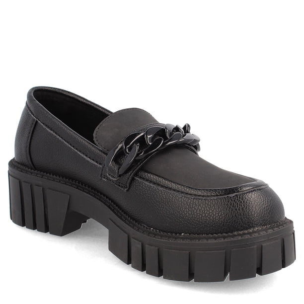MOCASÍN PLATAFORMA MUJER BATA CHUMMY NEGRO
