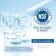 thumbnail image 3 of Filtro de agua de repuesto EcoAqua para refrigerador, paquete de 3, 3 of 5