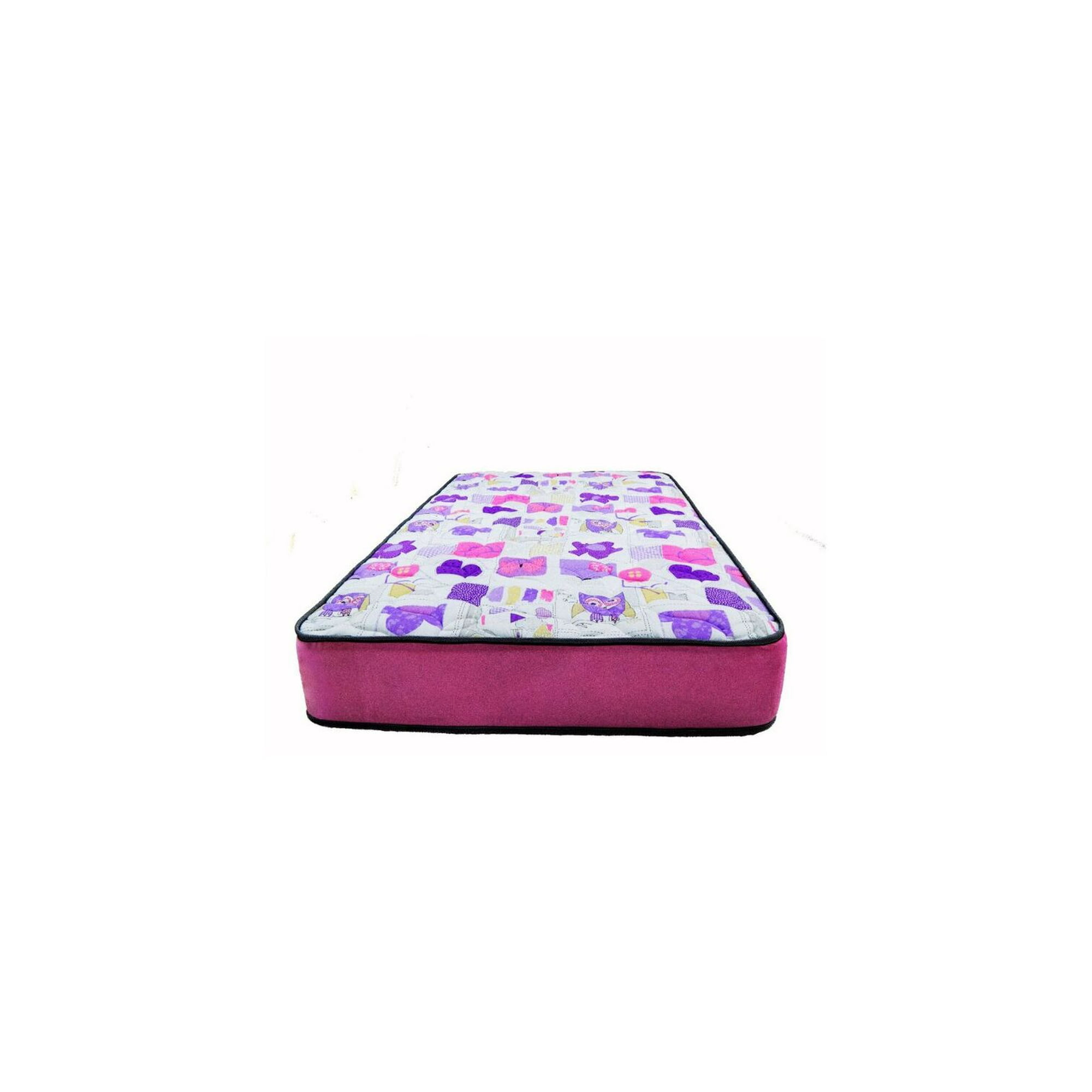 Colchon Niña Rosa Taurova Kids 1 Plza Resortes Bonnell Espuma De Alta Densidad