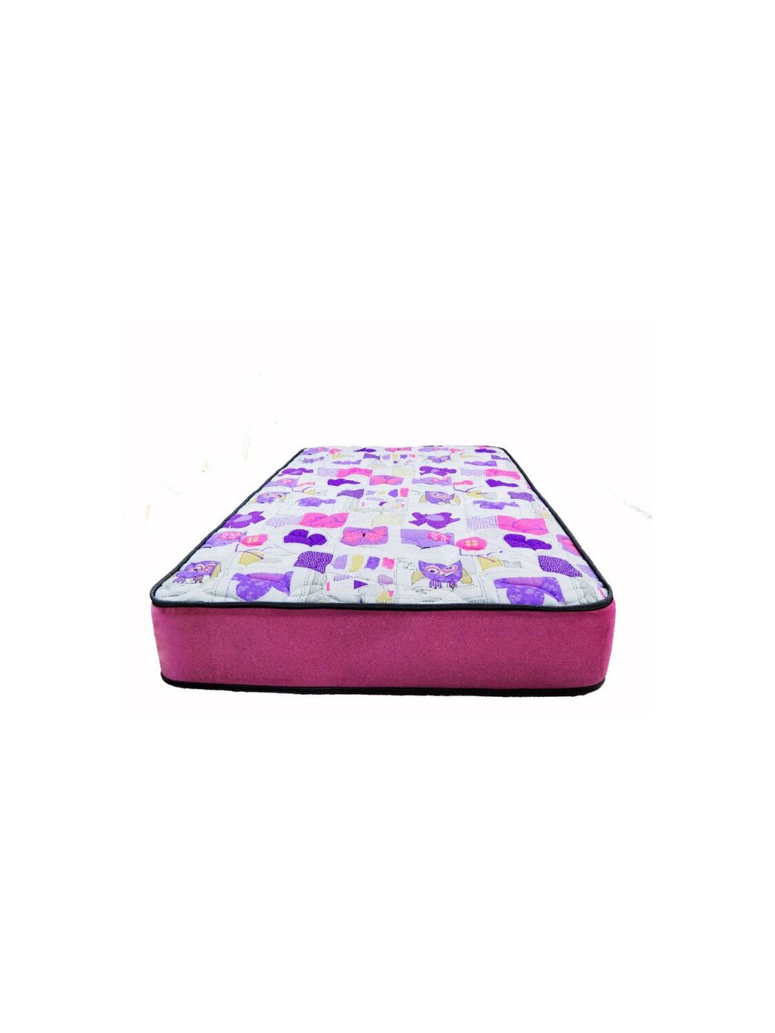 Colchon Niña Rosa Taurova Kids 1 Plza Resortes Bonnell Espuma De Alta Densidad