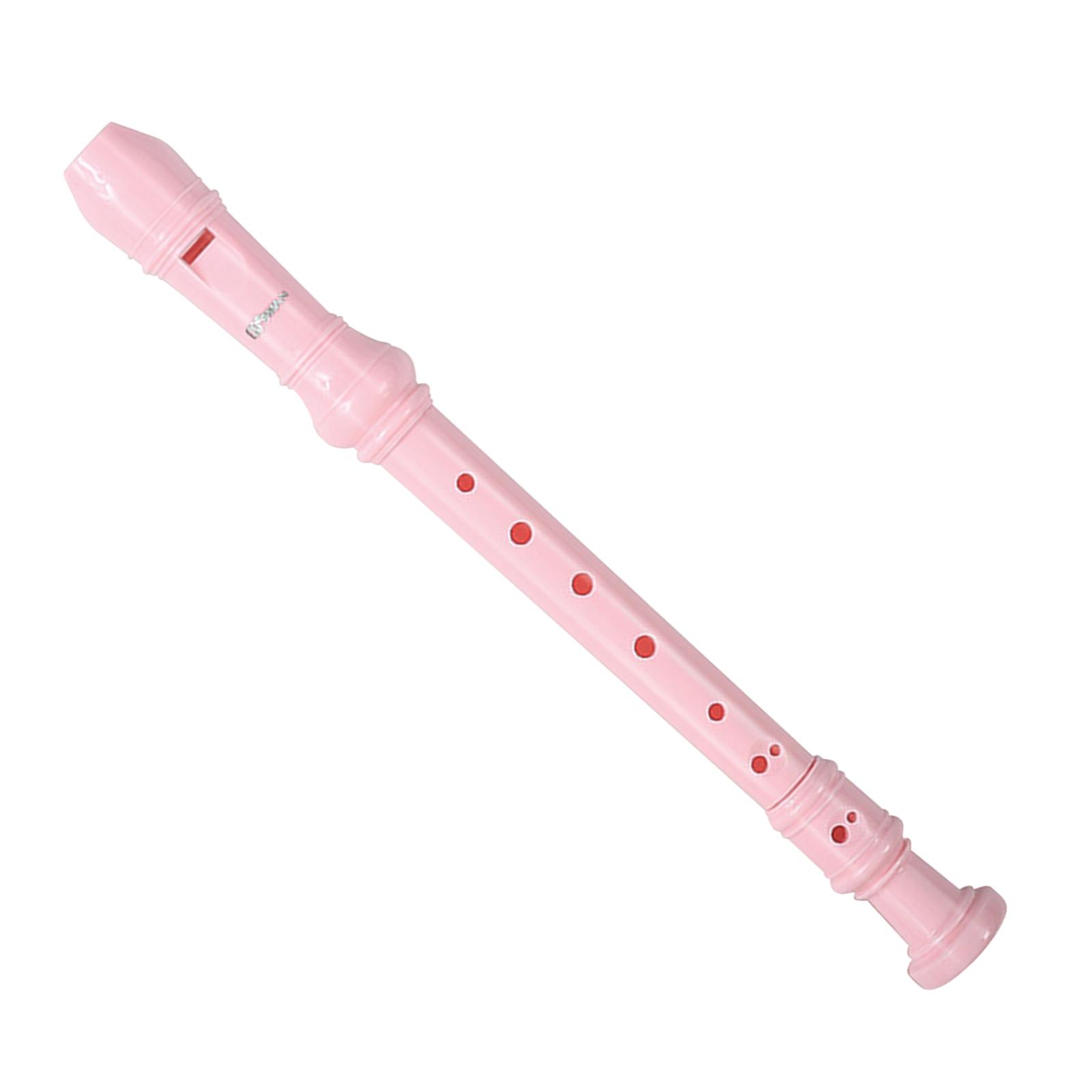 Bothyi - Regalos De Instrumentos Musicales De Estilo Alemán Soprano Recorder Pink 8 Hole