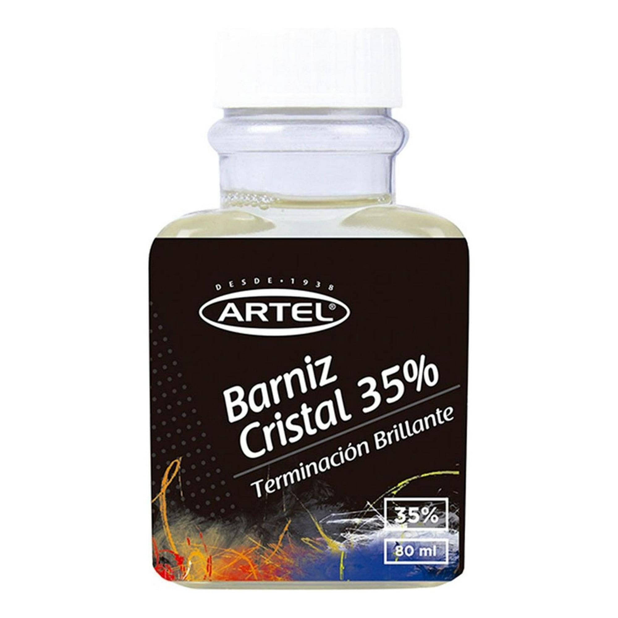 Barniz Cristal 35% Frasco 80ml. Artel Blanco