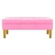 thumbnail image 1 of Banqueta Wood 2c Felpa 01 Rosado, 1 of 4