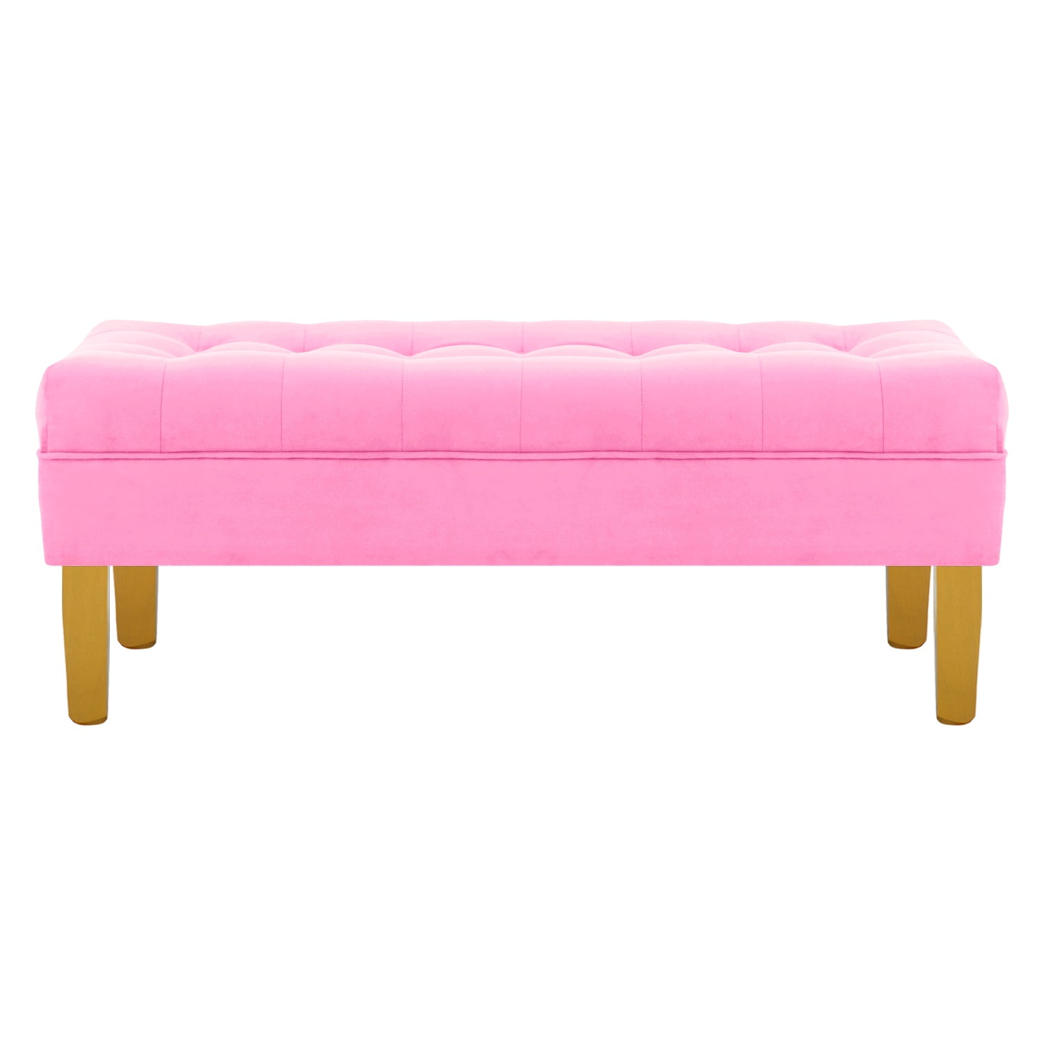 Bodevir - Banqueta Wood 2c Felpa 01 Rosado