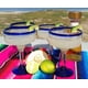 thumbnail image 4 of Set de gafas Margarita Dos Sueños, vidrio soplado a mano mexicano, 4 of 7