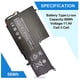 thumbnail image 1 of Batería Shareway PK03XL para HP Spectre Pro X360 G1 G2 Spectre 13-4000 13-4100, 1 of 2