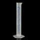 thumbnail image 1 of Probeta graduada de plástico de 50 ml con escala azul para líquidos, apta para laboratorios., 1 of 5