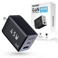 Sharp Cargador Usb C 45W Negro