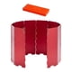 thumbnail image 2 of Parabrisas De Estufa Plegable Portátil, Protección Contra El Viento Para Cocinar, Senderismo Al Aire Libre, Color Rojo, 2 of 4
