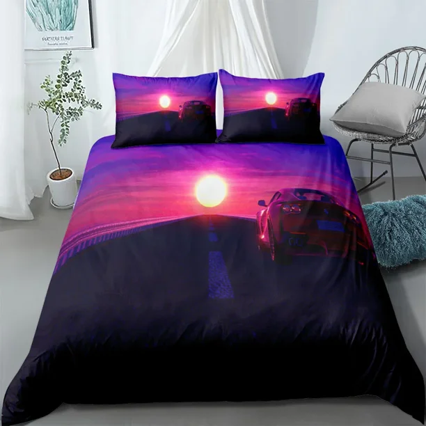 Rog Duvet Cover Set UK Double US Bed Linen Set Bed Sheets