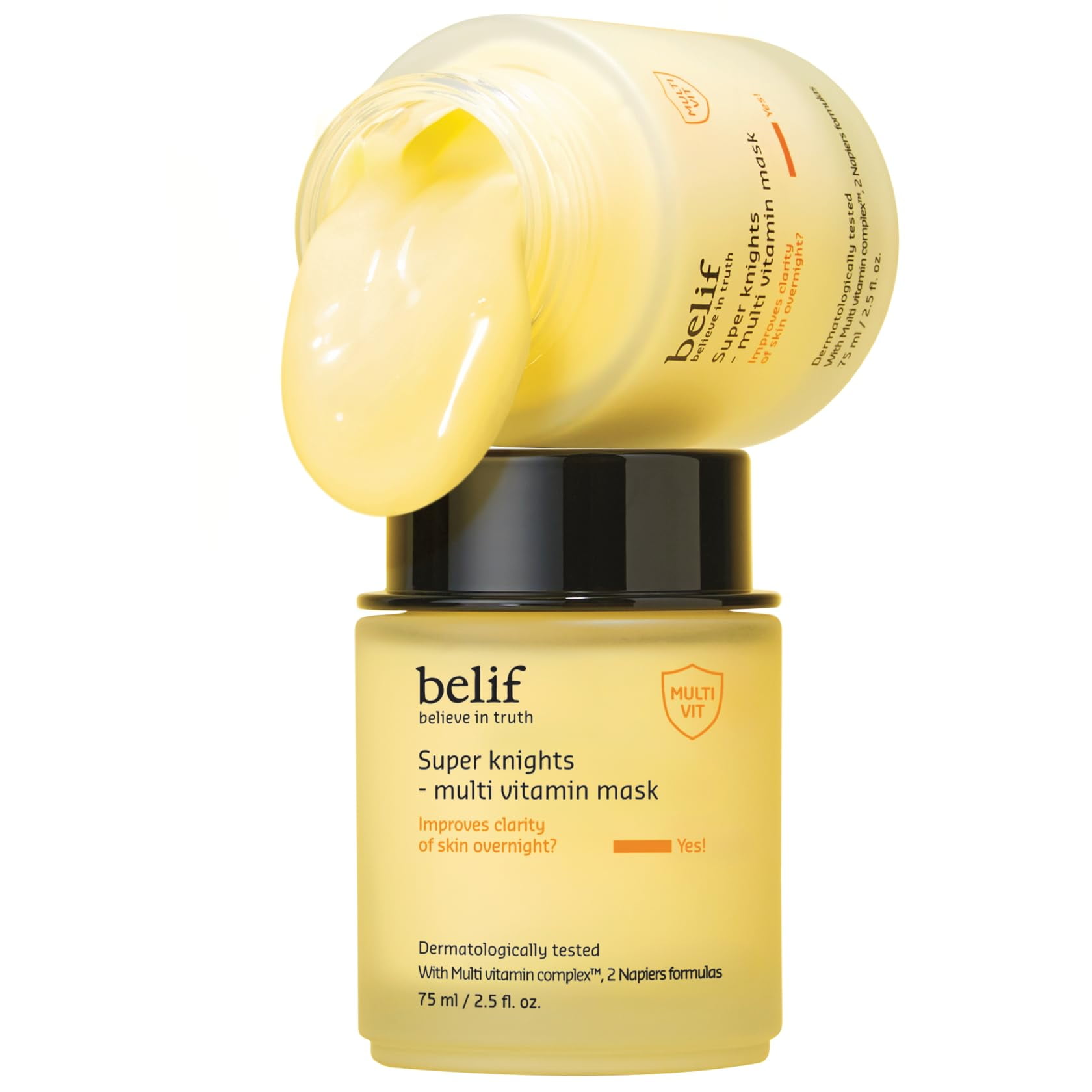 Máscara Para Dormir Belif, Mantequilla De Noche Con Vitamina C, 75 Ml