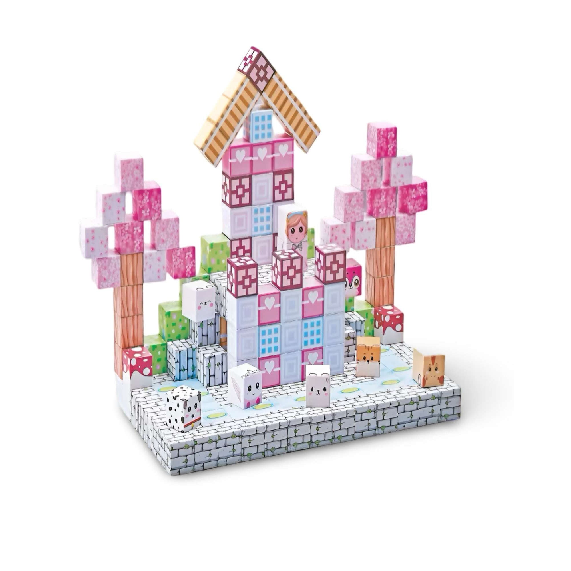 Minecraft - Juguete Cubo Magnetico 193 Piezas Diseño Mine-cratf Niña