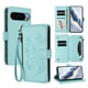 thumbnail image 1 of Funda Cartera Mariposa para [Google Pixel 11 Pro XL] con Soporte y Cremallera Verde menta, 1 of 6