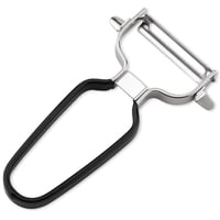 Xusx111 - Peeler, Se Adapta A Las Rondas De Verduras, Peeler Curvo, Acero Inoxidable, Todas Las Frutas Y Verduras, Caja Fuerte Para Lavavajillas (Negro)