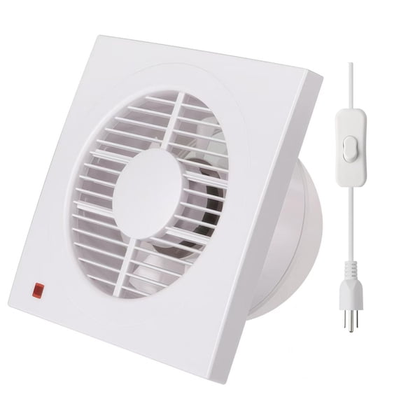 Ventilador de escape Aydomer, 15 cm, 26 W, 358 m³/h, soporte de pared para baño