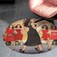 thumbnail image 4 of Amas de Casa Desesperadas Alfombra Redonda de Felpa Coral, Antideslizante, No Desprende Pelusas, Lavable y Duradera para Salón, Dormitorio y Habitación de Niños 60cm, 4 of 6