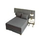 thumbnail image 1 of Cubrecolchon Impermeable Plaza Y Media Gris Oscuro, 1 of 4