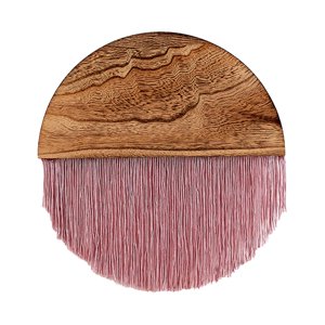 Magideal - Tapiz De Macramé Para Colgar En La Pared, Acentos, Arte Geométrico, Decoración De Pared Bohemia, Tapiz Bohemio, Decoración De Pared Para Boda, Sala De Rosa