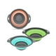 thumbnail image 3 of Colador de Silicona Redondo Plegable para Alimentos color Salmon, 3 of 4