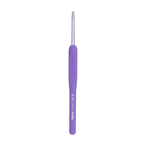 Aguja de ganchillo Tulip Etimo Murasaki Softgrip 3,50 mm, 1 unidad